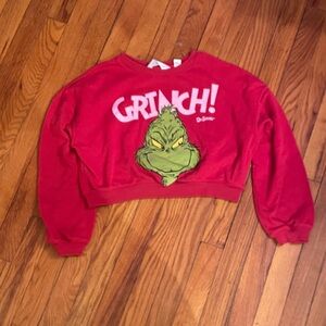 H&M Red Grinch Sweatshirt